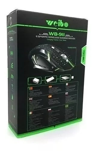 MOUSE GAMER INALÁMBRICO WB 911