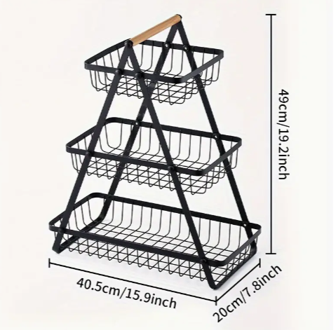 ORGANIZADOR COCINA 3 NIVELES TRIANGULAR